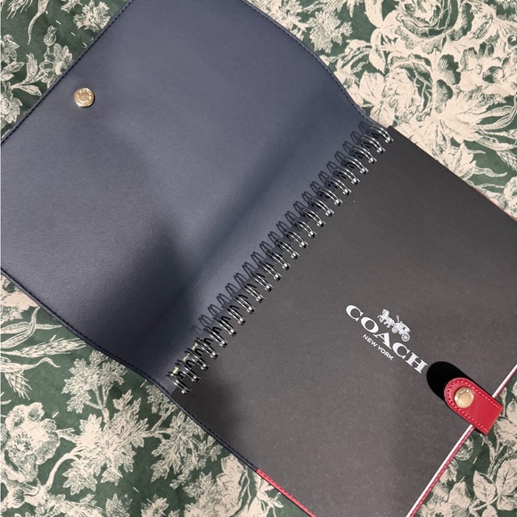 Coach Blue and Red Signature Varsity notebook and pouch bundle - Picture 3 of 4